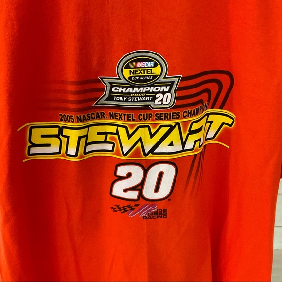 NWT 2005 Tony Stewart Nascar T-Shirt, Men’s Sz L - Picture 2 of 7
